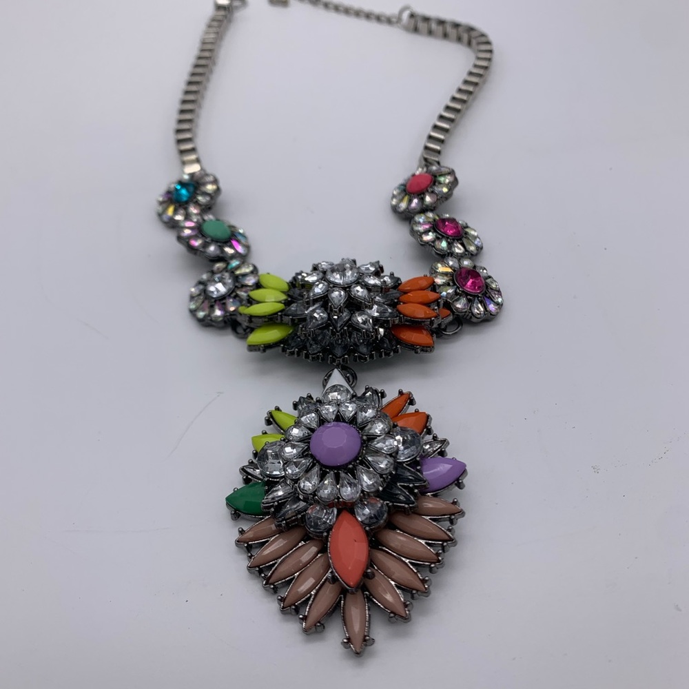 Glamorous Large Rainbow Bright Grannycore Stateme… - image 7